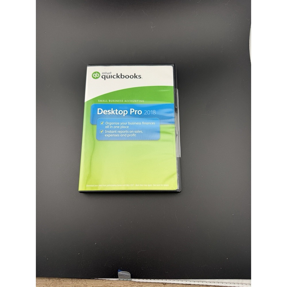 INTUIT QUICKBOOKS DESKTOP PRO 2018 FOR WINDOWS – RETAIL BOX – ORIGINAL
